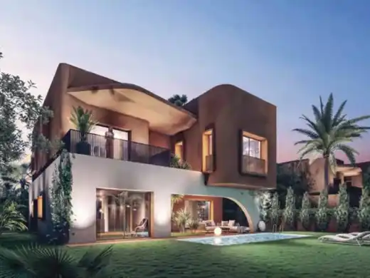 Grande villa neuve de 4 suites avec piscine dans un domaine privé à Marrakech