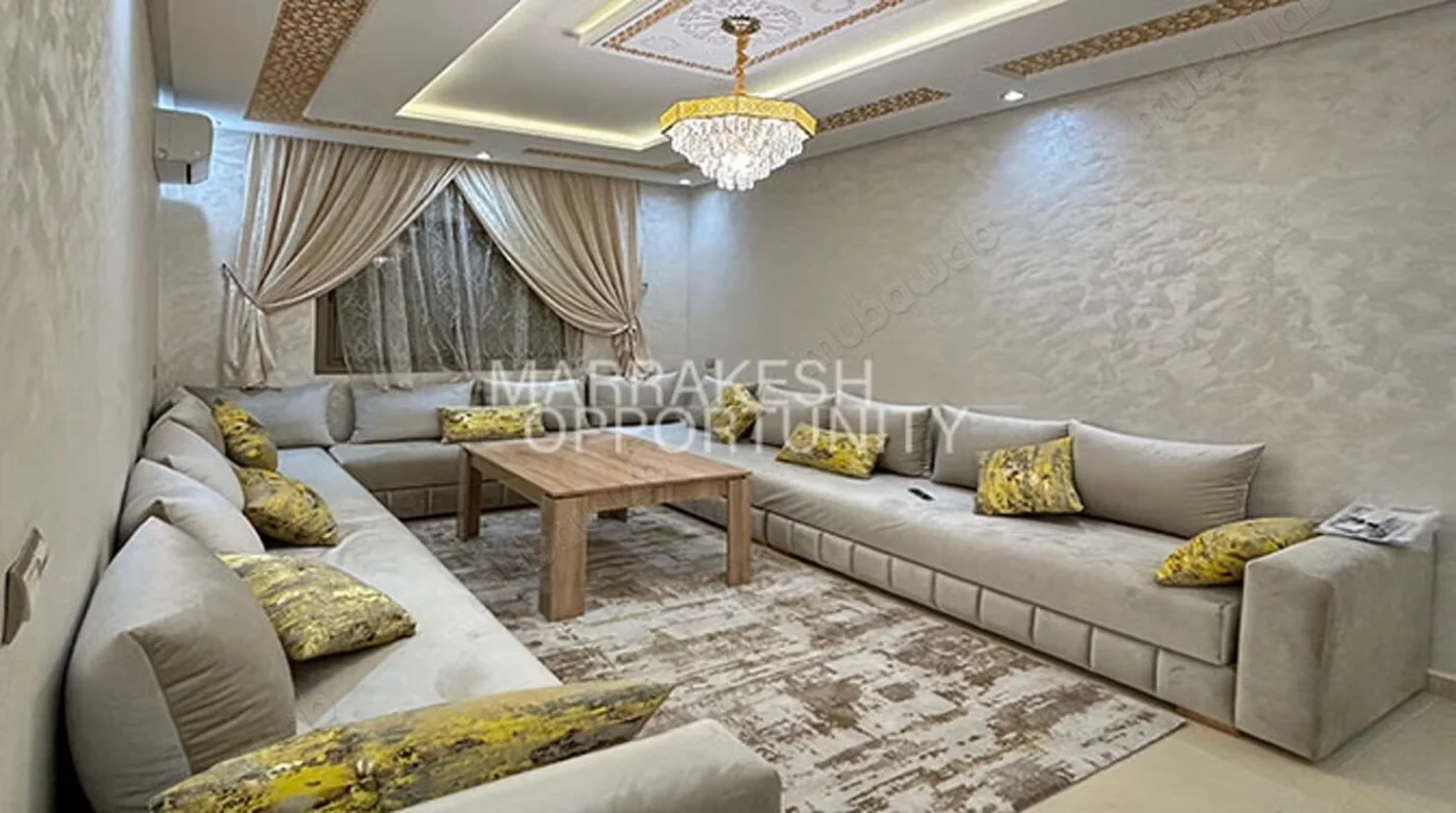 Appartement meublé à louer à Marrakech – Guéliz – 7 700 DH — photo 1