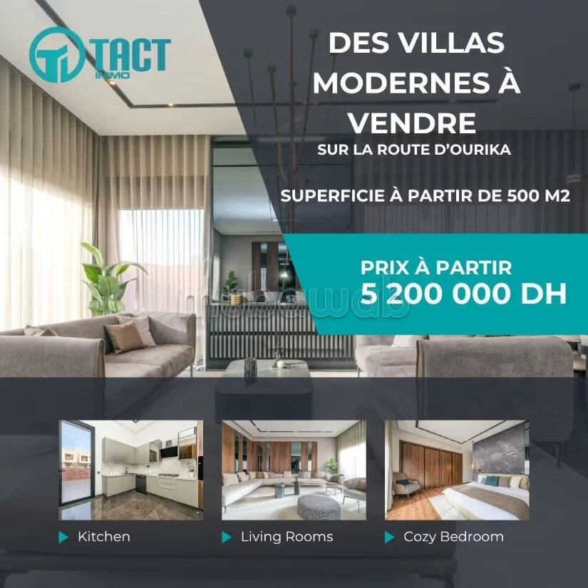 Villa 500 m² à vendre à Marrakech – 5 200 000 DH — photo 1