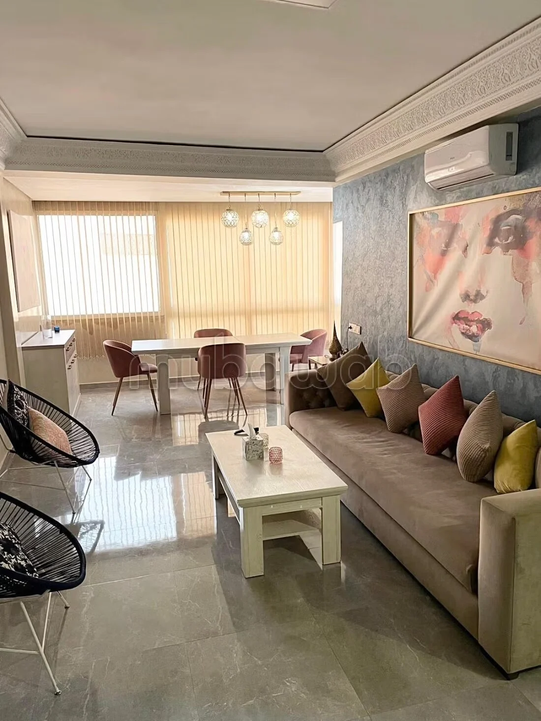 Appartement meublé à louer à Marrakech – Gueliz – 7 000 DH — photo 1